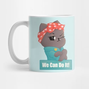 We Can Do It Cat edition Mug